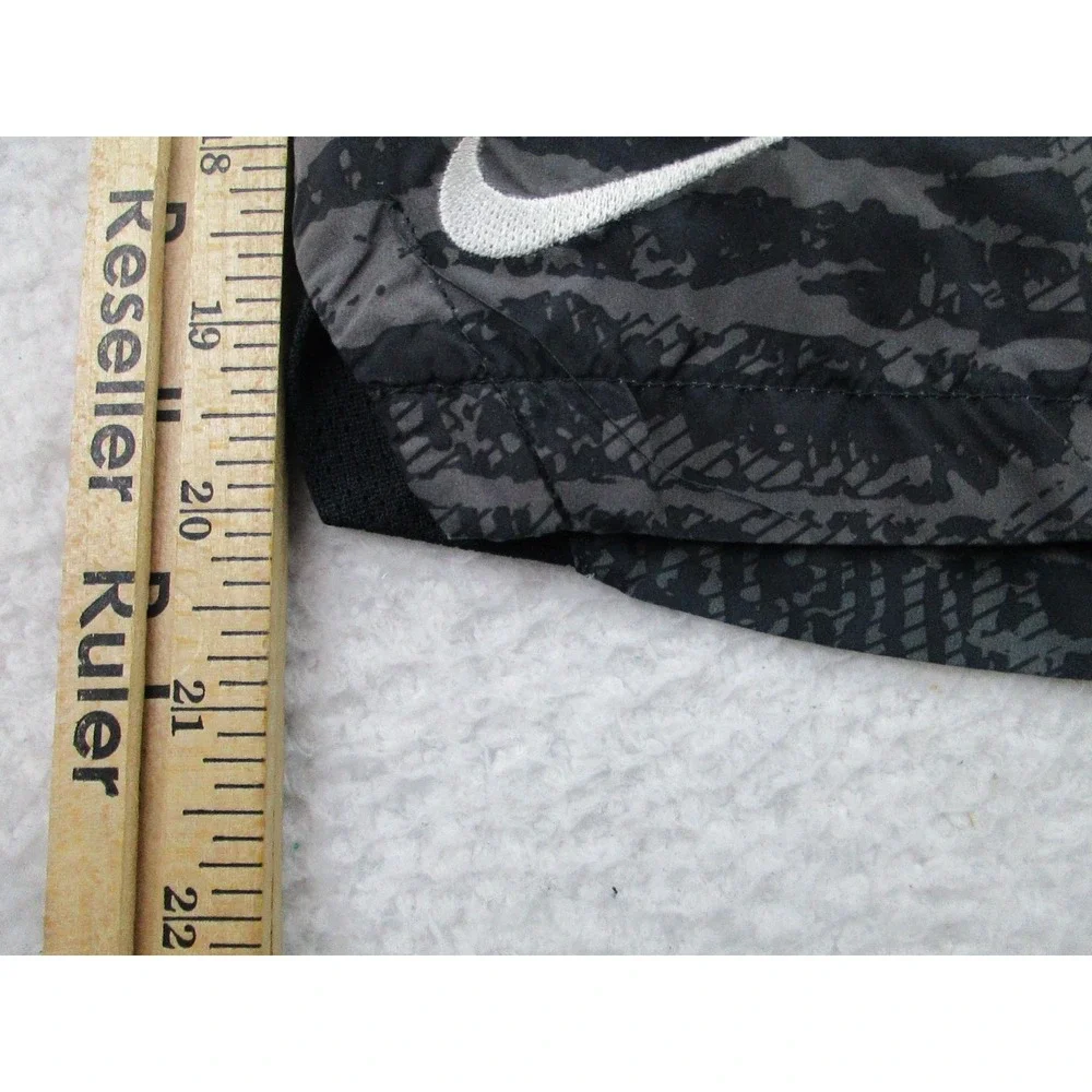 Nike Pattern Shield Shorts‎ XL Youth Polyester Athletic Basketball Black Gray
